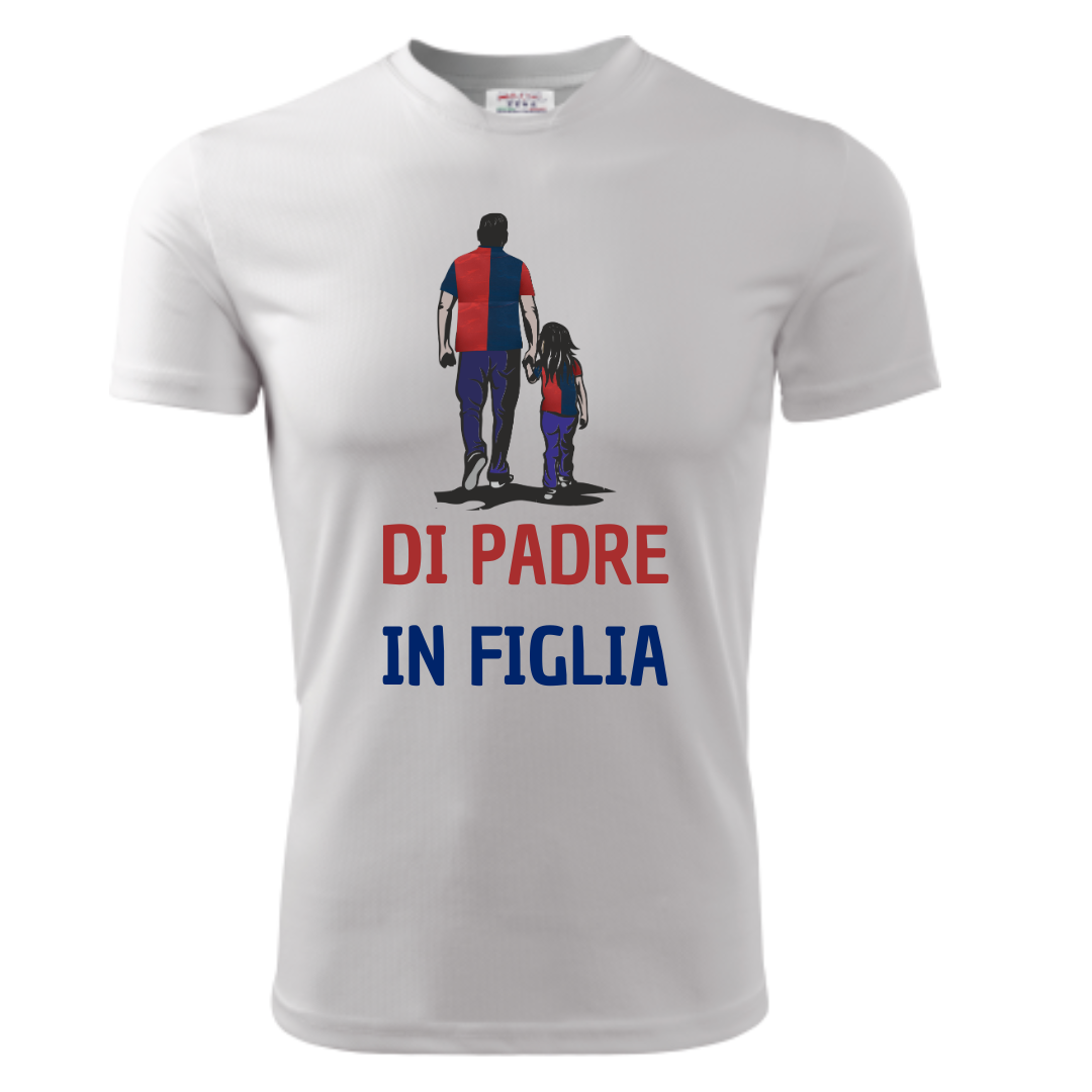 T-Shirt DI PADRE IN FIGLI* - ROSSOBLU