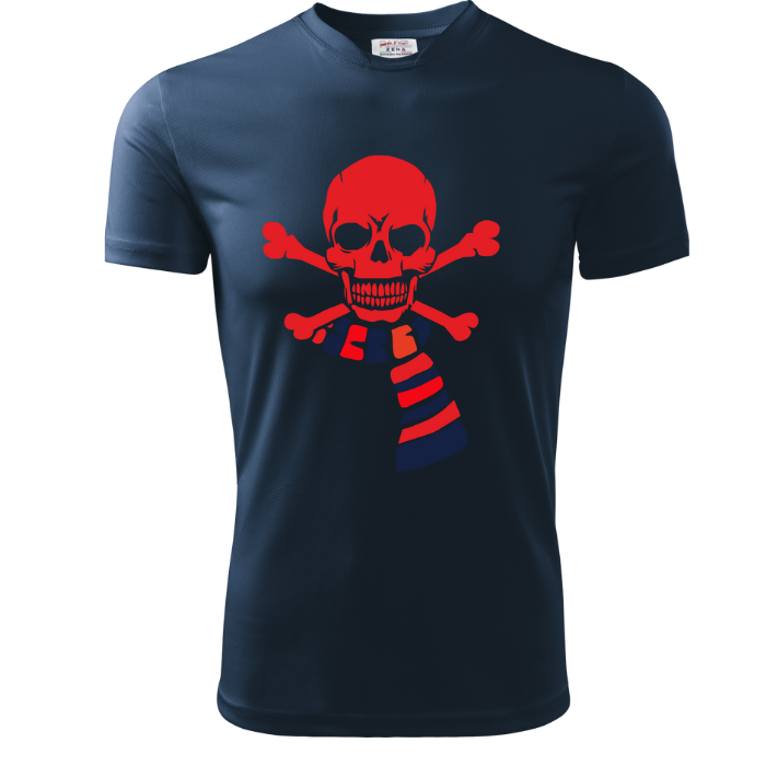 Maglietta Skull Rossoblù