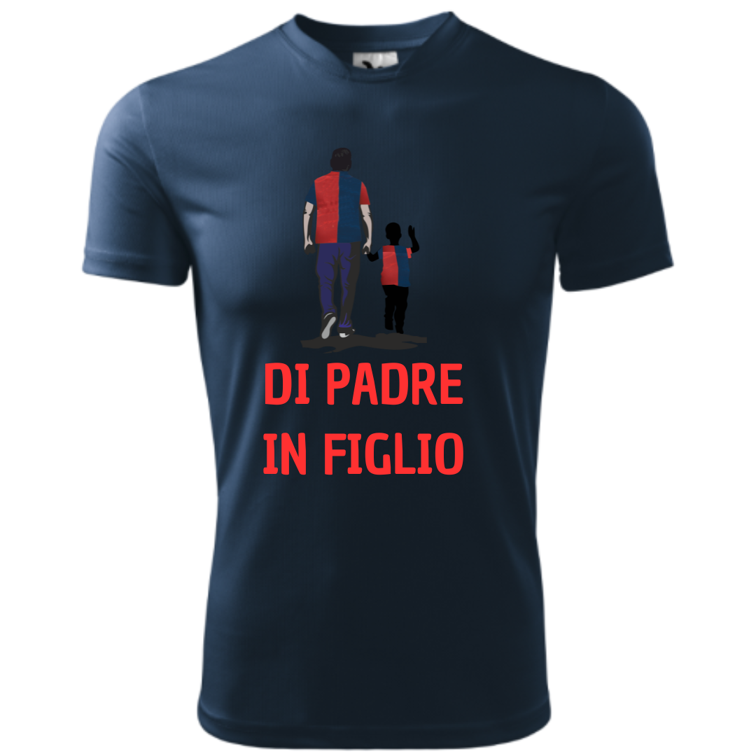 T-Shirt DI PADRE IN FIGLI* - ROSSOBLU