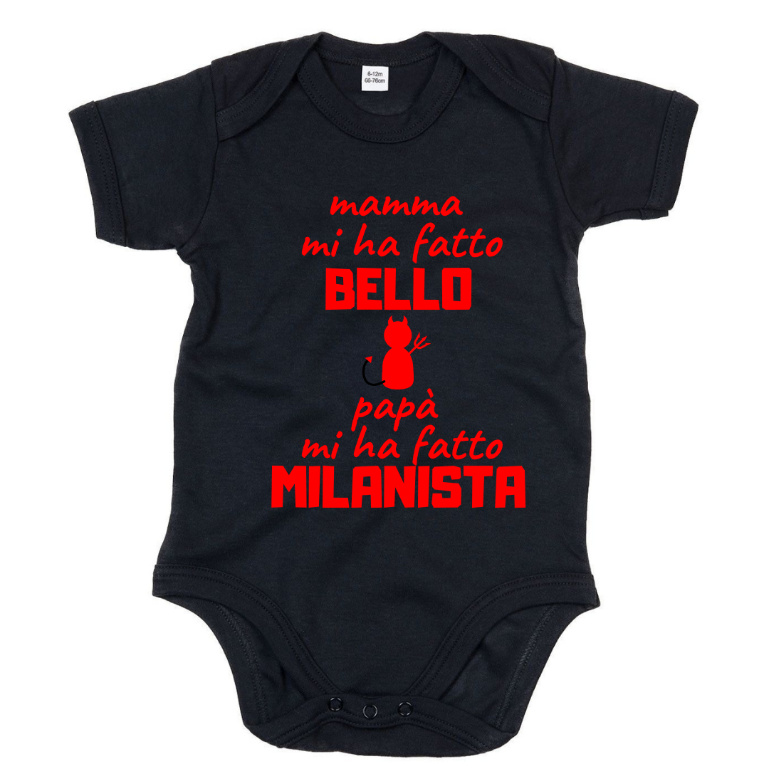 Body Neonato/Bimbo BELLO E MILANISTA