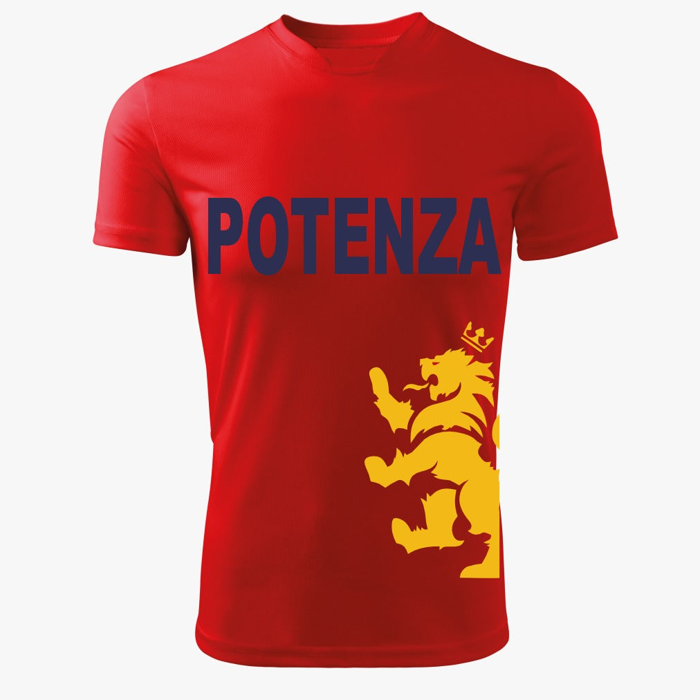 T-Shirt POTENZA Rossa (Taglia Adulto/Bimbo)
