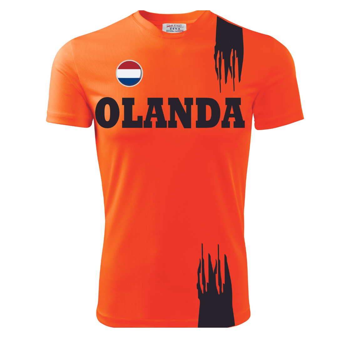 T-Shirt EUROPEI OLANDA - Zena Padel