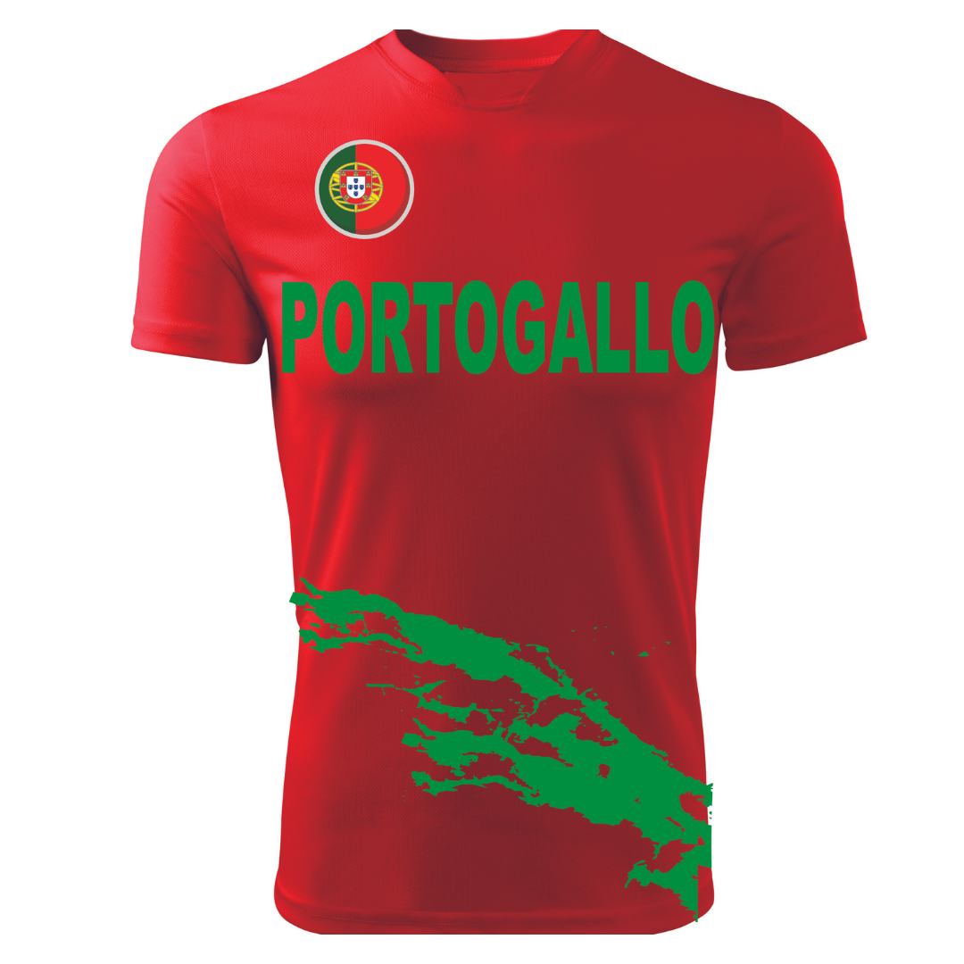 T-Shirt EUROPEI PORTOGALLO - Zena Padel