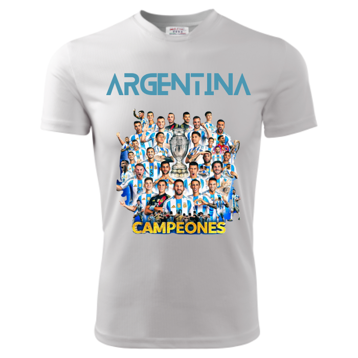 T-Shirt Argentina Campione Copa America 2024