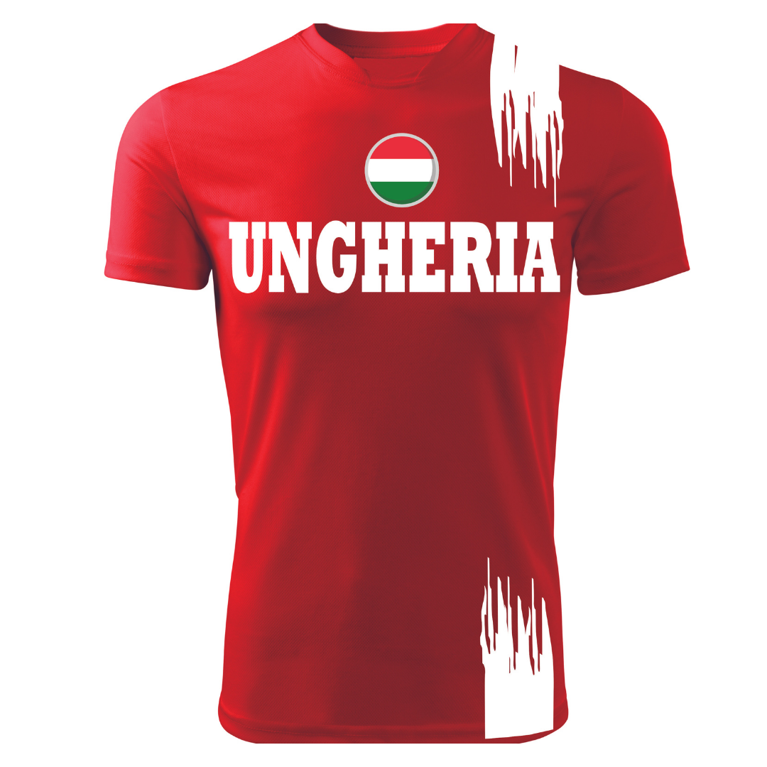 T-Shirt EUROPEI UNGHERIA - Zena Padel