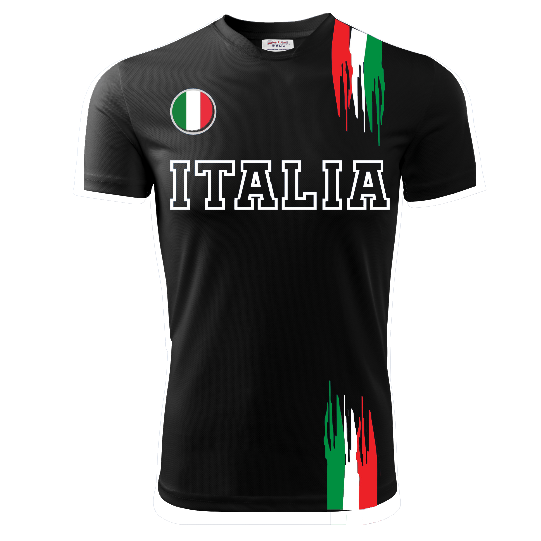 T-Shirt EUROPEI ITALIA 02 (Taglie Adulto/Bimbo) - Zena Padel