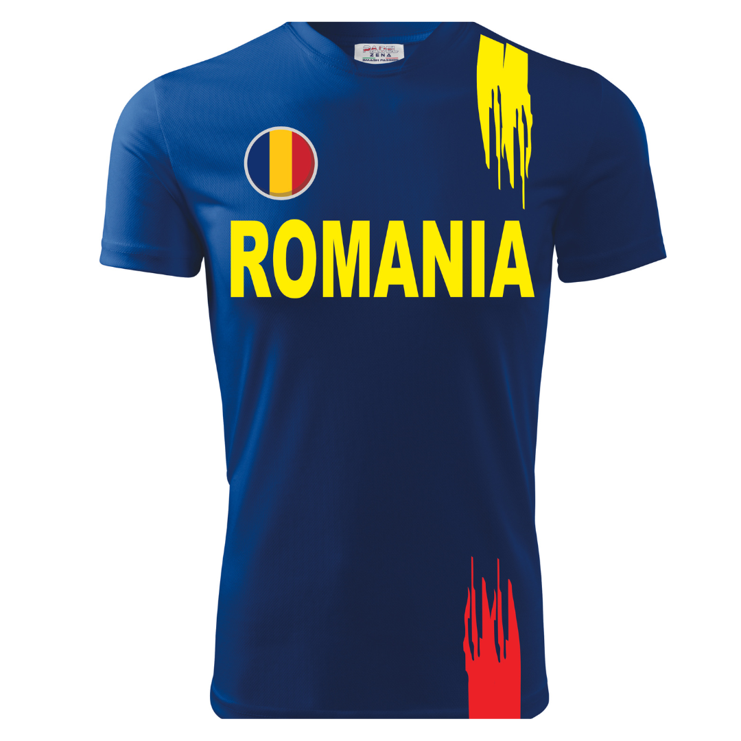 T-Shirt EUROPEI ROMANIA - Zena Padel