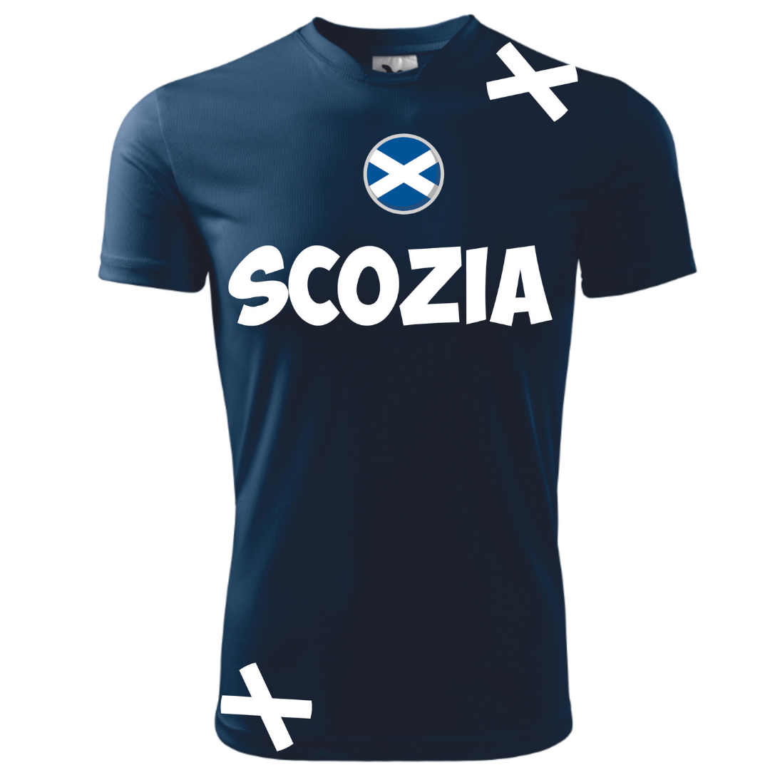 T-Shirt EUROPEI SCOZIA - Zena Padel