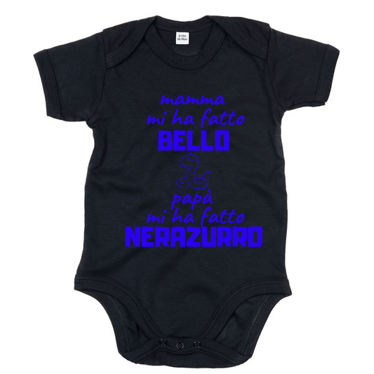 Body Neonato/Bimbo BELLO E NERAZZURRO