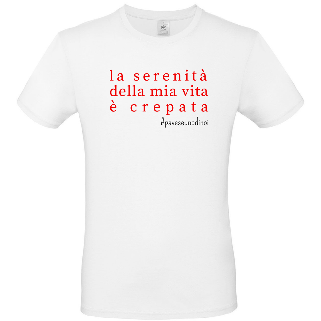 T-Shirt - Pavese Uno di Noi - Serenità crepata